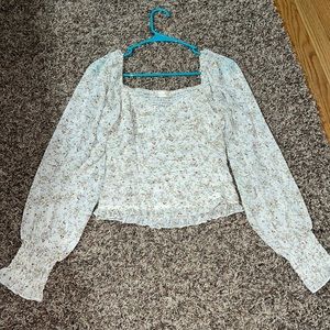 Alter’d State Floral Cream blouse